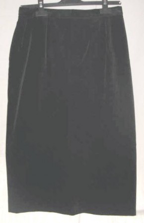 Jupe velours HERBERT NADRIEL toute saison taille S Noire