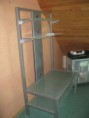 Meuble moderne TV Hi-Fi verre et Sylver TBE